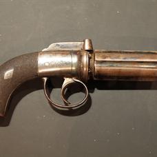 English pepperbox pistol c1840s